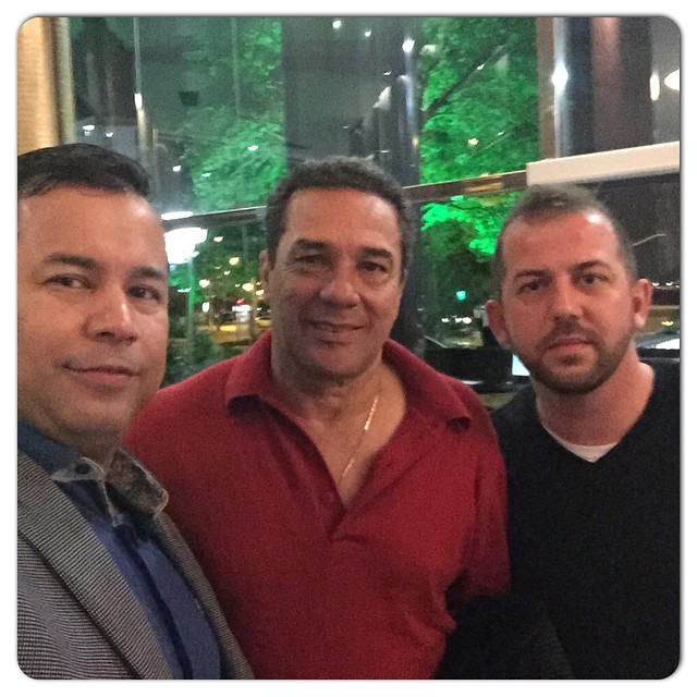 Rogério Siqueira, Wanderley Luxemburgo e José Neto
