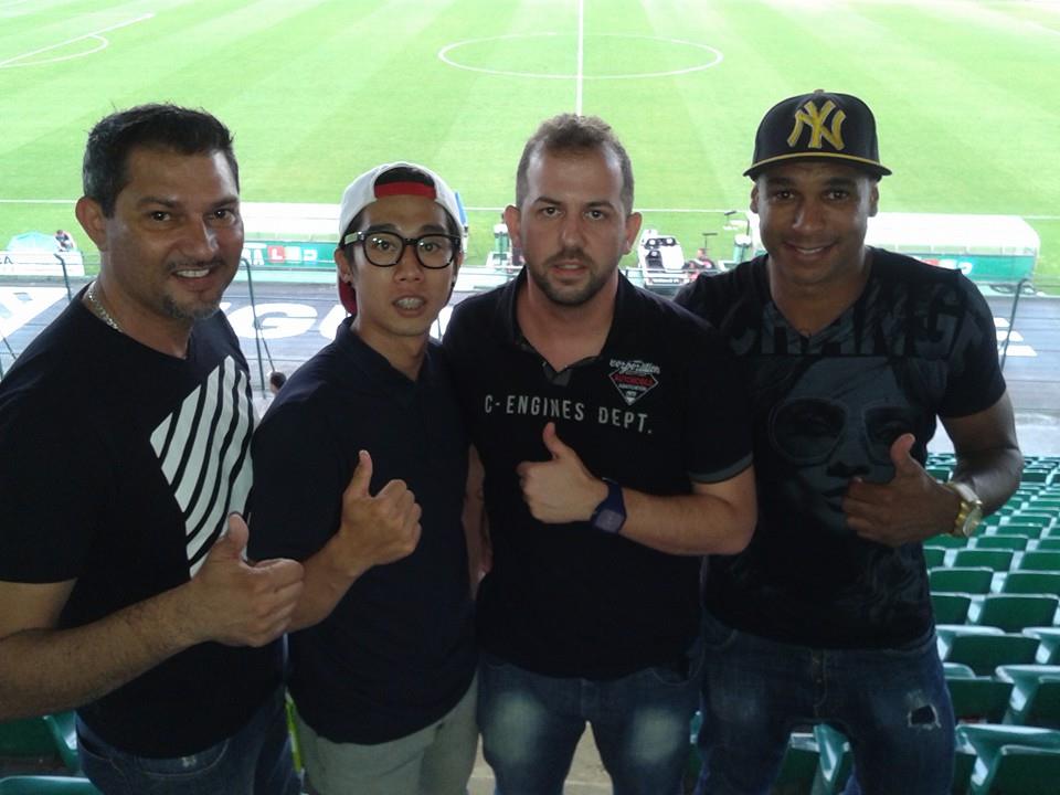 Jogo Série A com Diretor Koreano Seo Ju Hang e Selmir e Genilson.