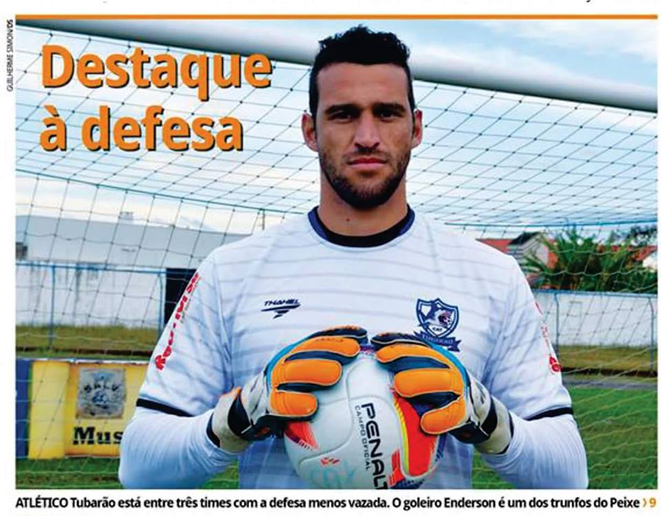Goleiro Enderson vai jogar Paraibano - 2016