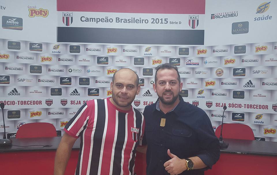 Visita e Reunião no Botafogo-SP com Rocha (Diretor)