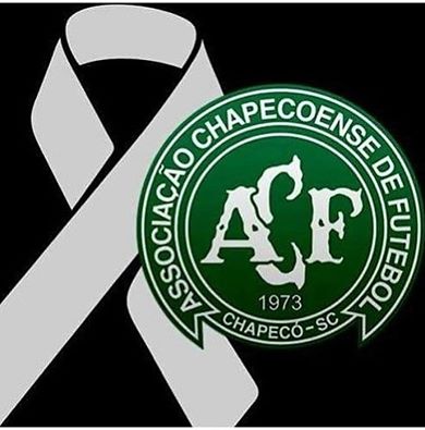 Luto! Deus conforte todos familiares e amigos! Força Chape!