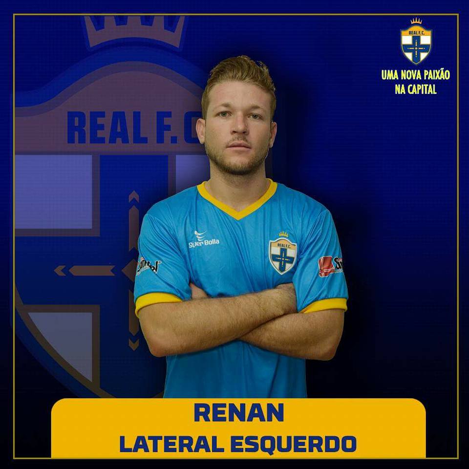 Reforço! Renan Oliveira vai jogar Candango 2017