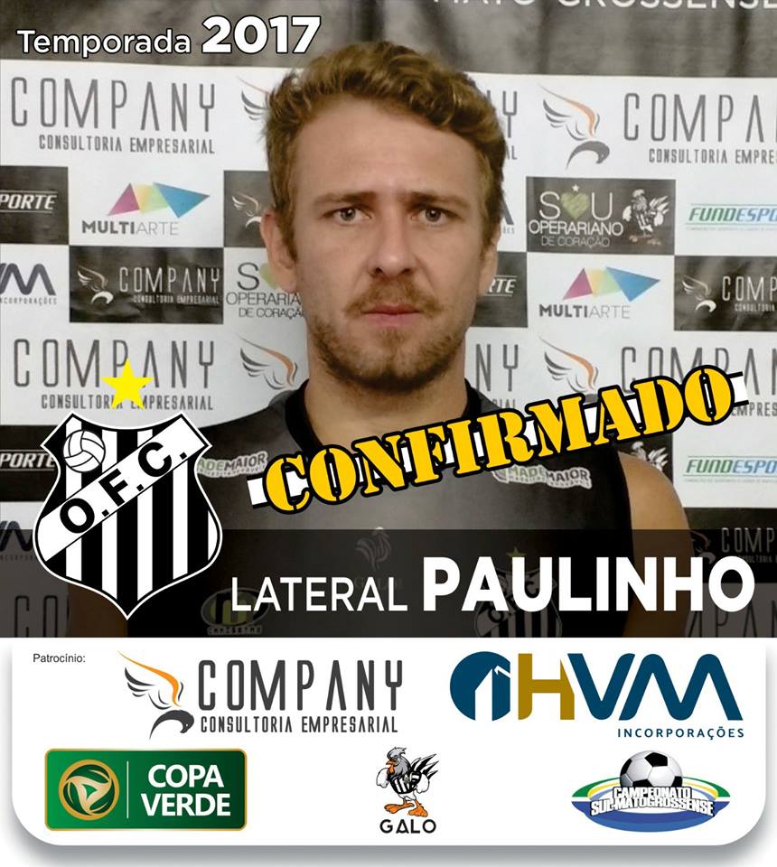 Reforço! Paulinho acerta com Operário-MS