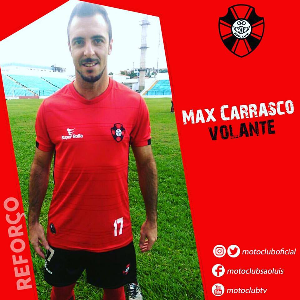 Reforço! Max Carrasco vai jogar Série C pelo Moto Club-MA