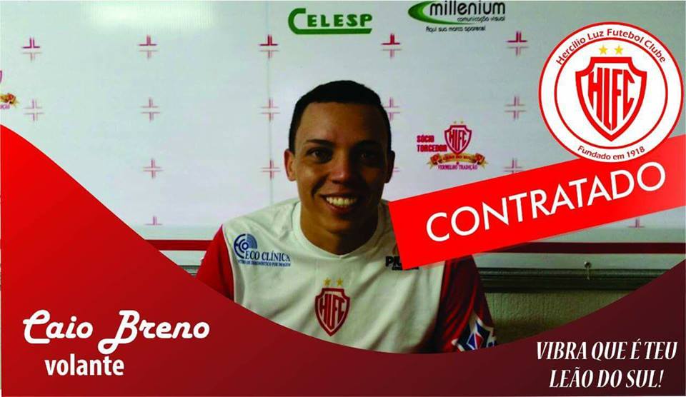 Reforço! Caio Breno vai jogar Segundona de Santa Catarina