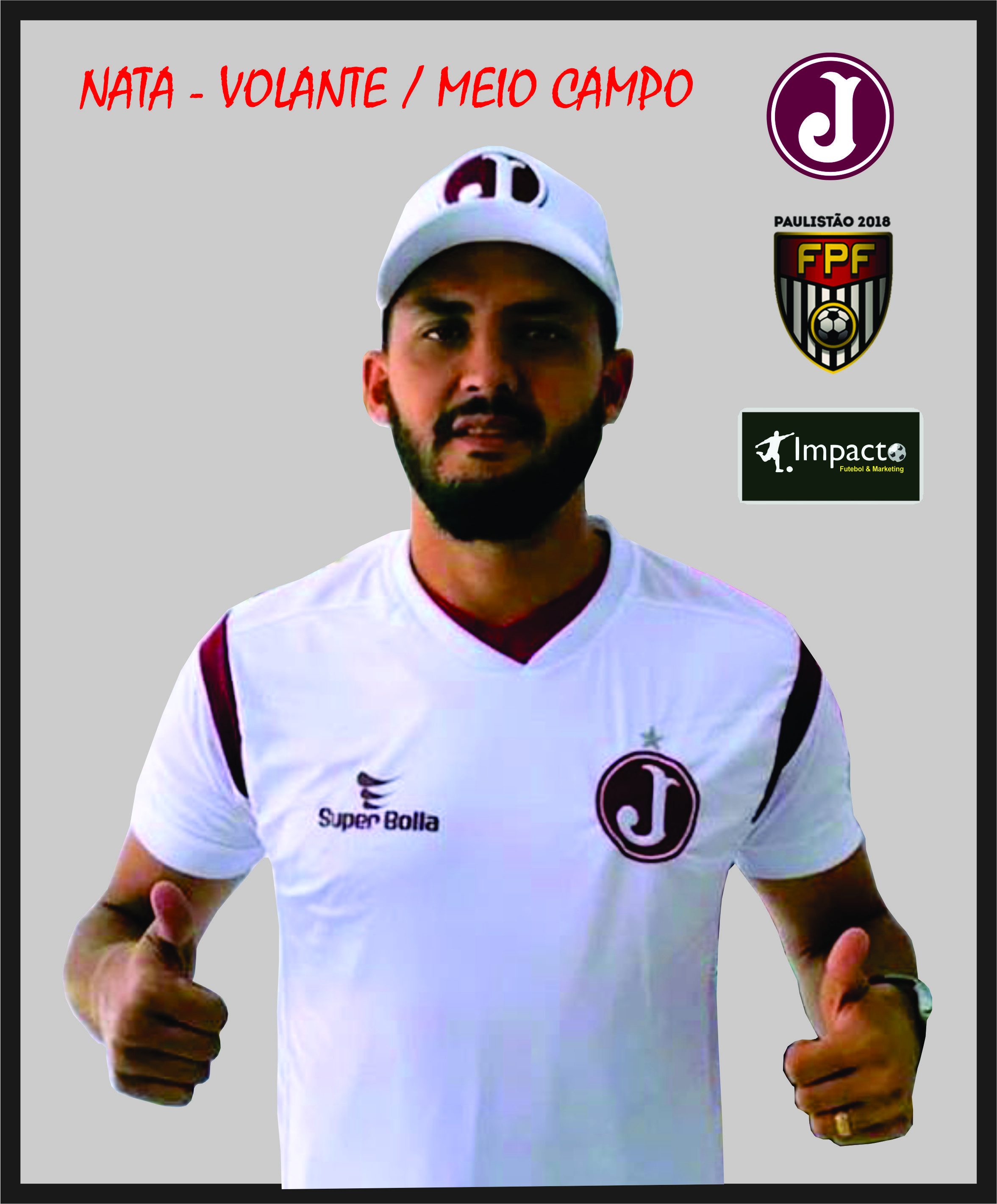 Reforço!!! Nata vai defender o Juventus-SP no Paulistão 2018.