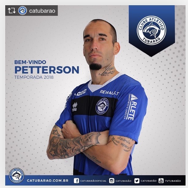 Reforço!!! Zagueiro Impacto Petterson agora é do Tubarão-SC