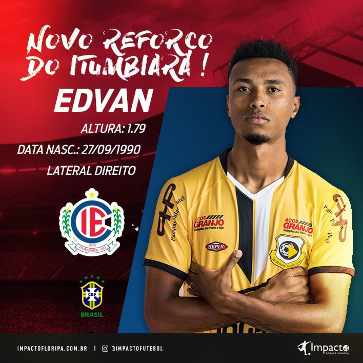 Reforço!! Atleta Impacto Edvan acerta com Itumbiara-GO