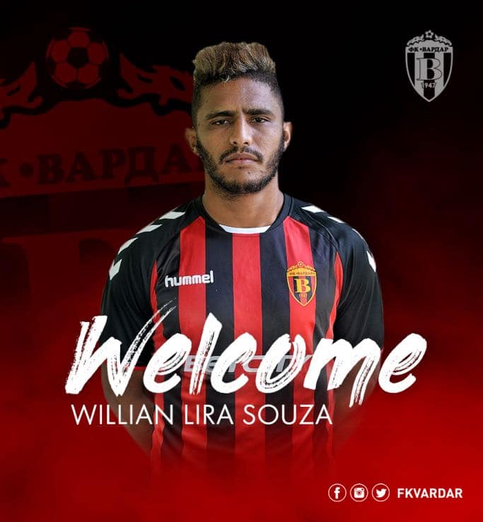 Negócio Internacional! Willian Lira assina no FK Vardar - Europa
