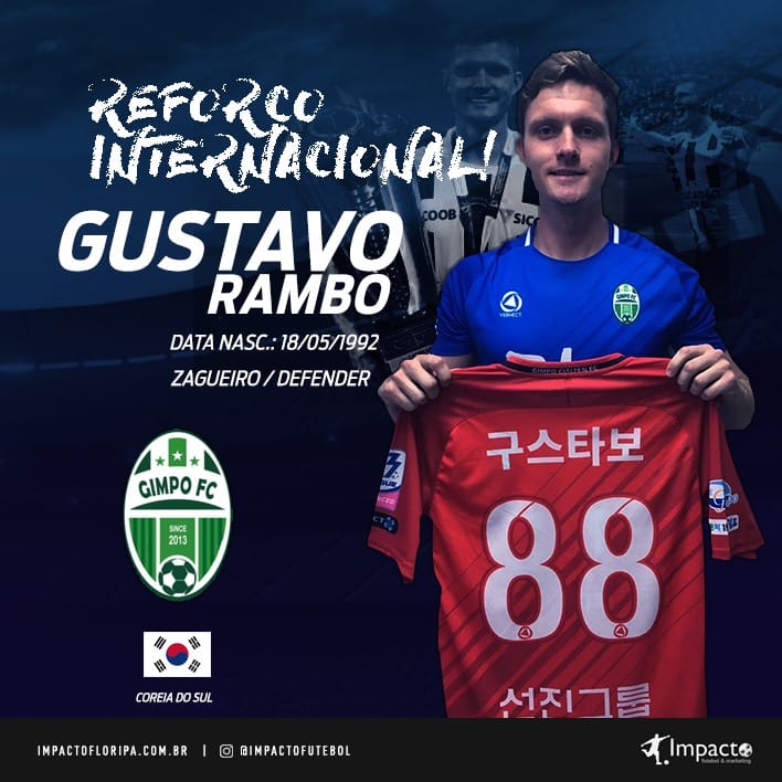 Negócio Internacional! Atleta Impacto Gustavo Rambo na Korea