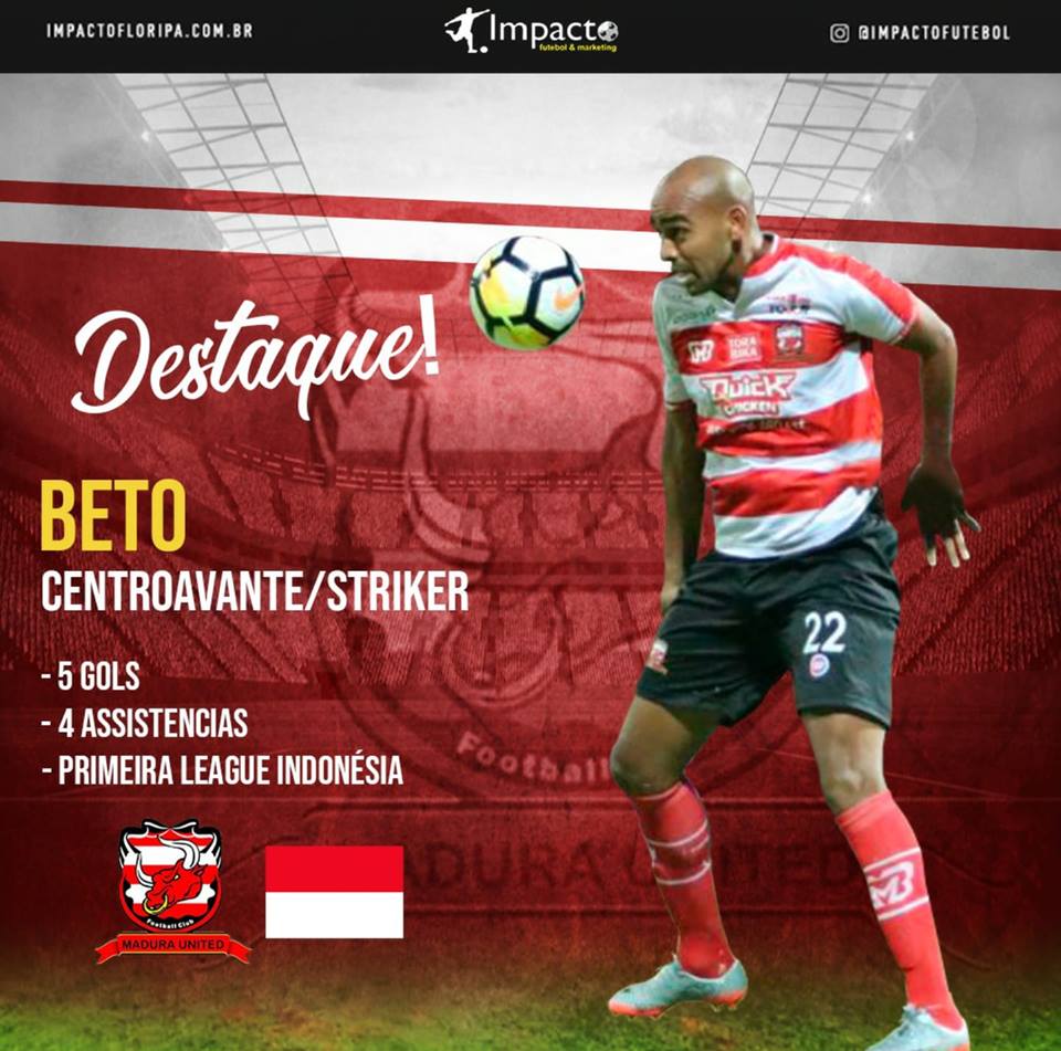 Destaque!!! Beto - Striker Impacto com 5 gols na Ásia