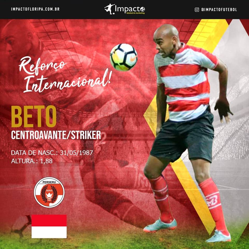 Negócio Internacional! Atleta Impacto Beto assina no Perseru Serui