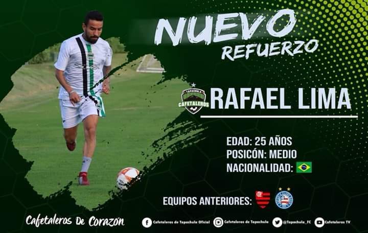 Transferência Internacional! Rafinha no México Cafetaleros