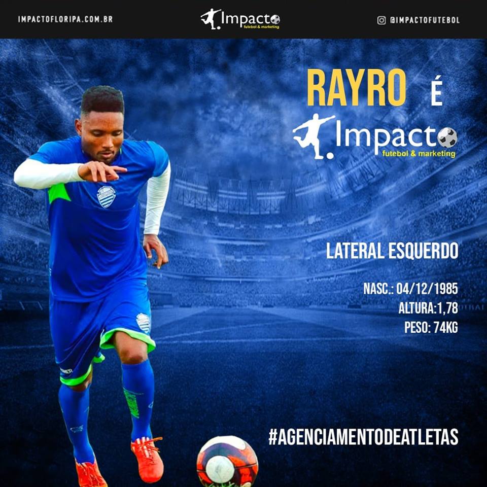 Reforço 2019!! Rayro vai jogar o Goiano pelo Aparecidense-GO
