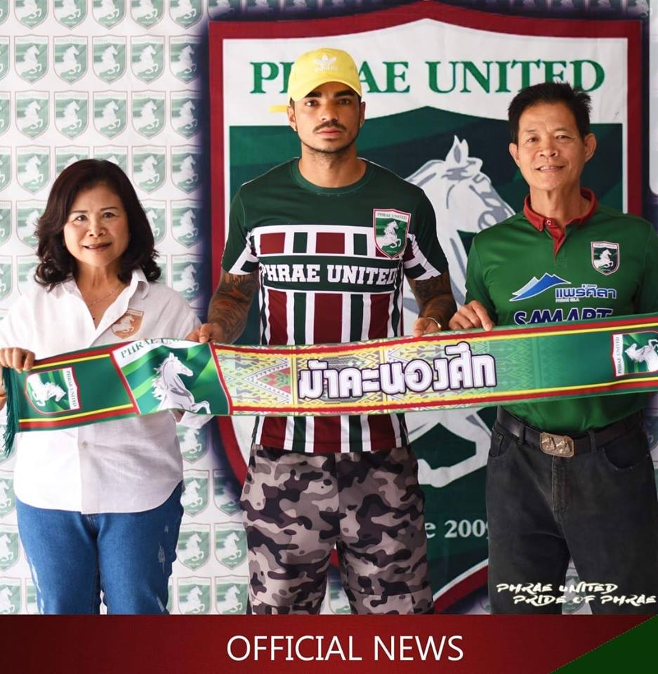 Reforço Internacional! Elivelton no Pherae United da Thailandia