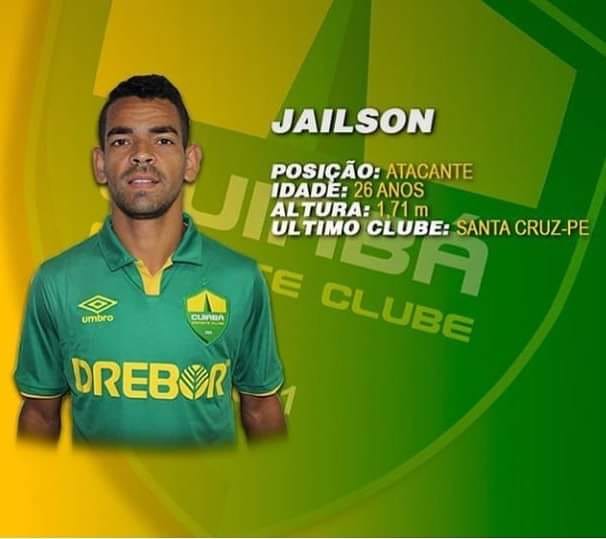 Reforço 2019!! Jailson Meia Atacante é do Cuiaba-MT