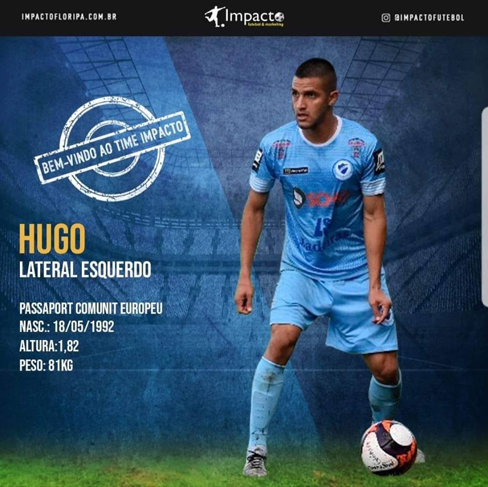 Novo atleta Impacto!!! Hugo - Lateral Esquerdo - Comunit