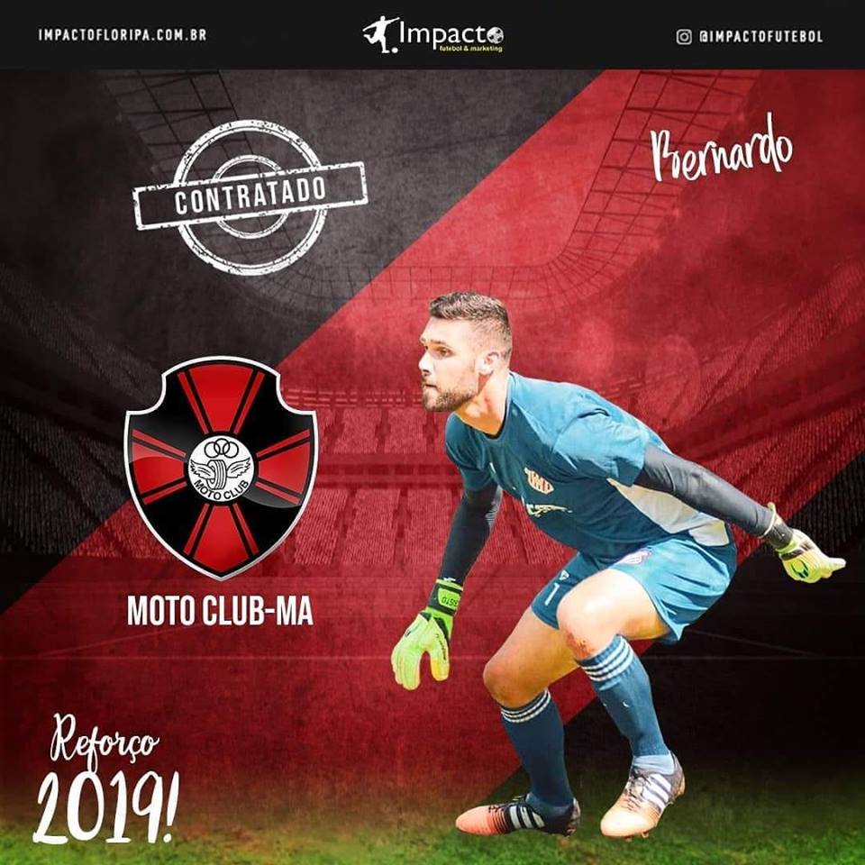Reforço 2019! Goleiro Bernardo acerta no Moto Club-MA