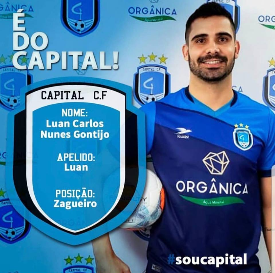 Reforço 2019!!! Zagueiro Luan no Capital-DF