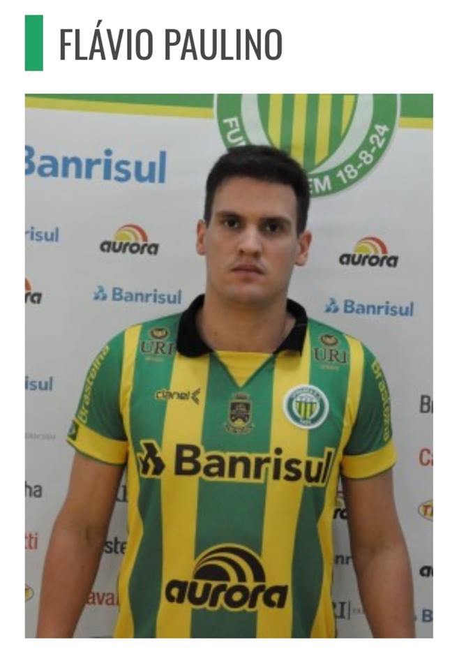 Reforço 2019!!! Flavio Paulino acerta no Ypiranga-RS