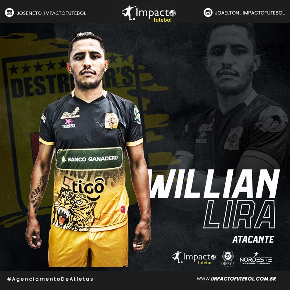Negócio Internacional! Willian Lira assina no Destroyers