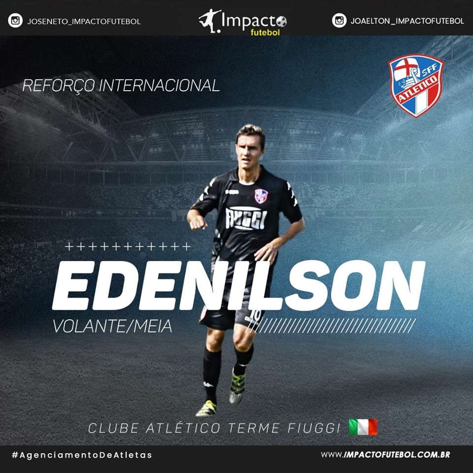 Reforço Internacional!!! Edenilson fecha Terme Fiuggi da Itália