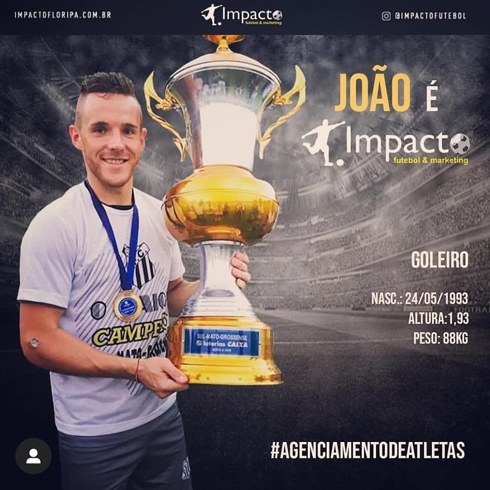 Renovação de Contrato! Goleiro João Ricardo - 2 anos Impacto