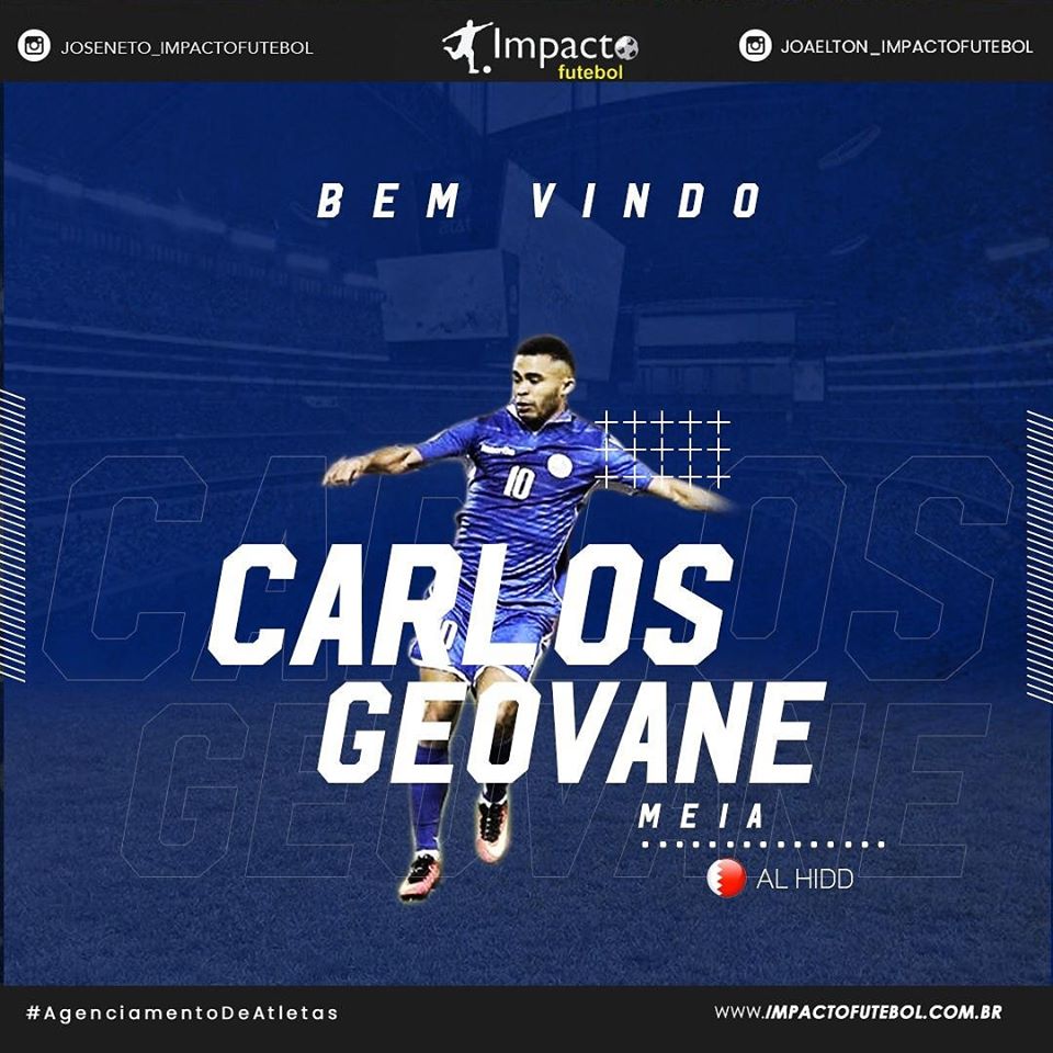 Novo atleta Impacto!!! Carlos Geovane - Meia Atacante