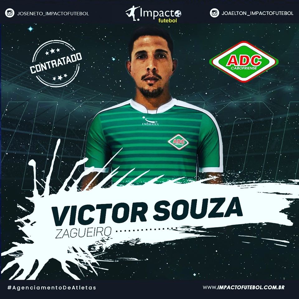 Reforço 2020!!! Victor Souza vai defender o Cabofriense-RJ