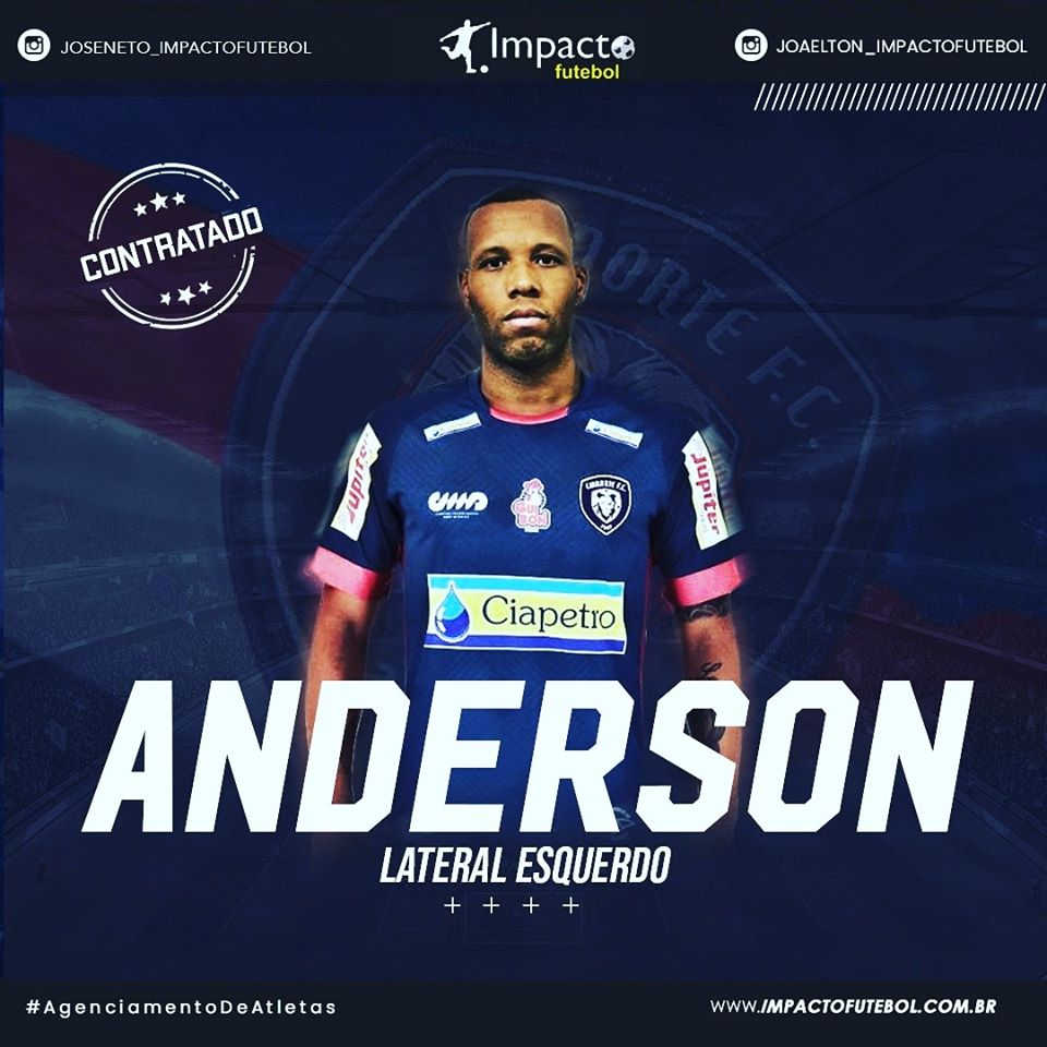 Reforço 2020!!! Anderson Santos assina com Cianorte-PR