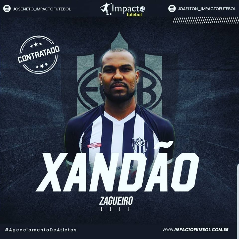 Reforço 2020! Xandão - Zagueiro Canhoto é do EC São Bernardo