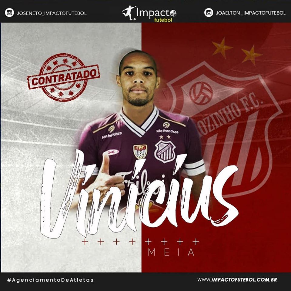 Reforço 2020! Vinicius vai jogar o Paulistão pelo Sertãozinho-SP