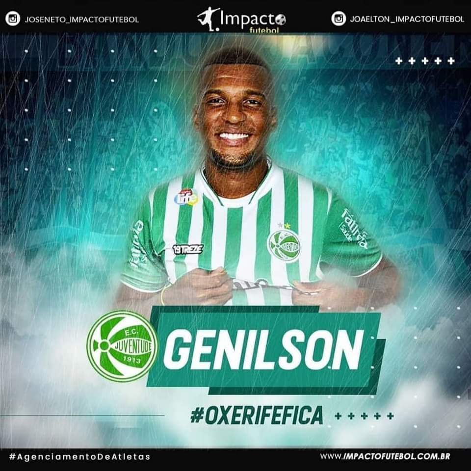 Renovação de Contrato! Genilson fica no Juventude-RS