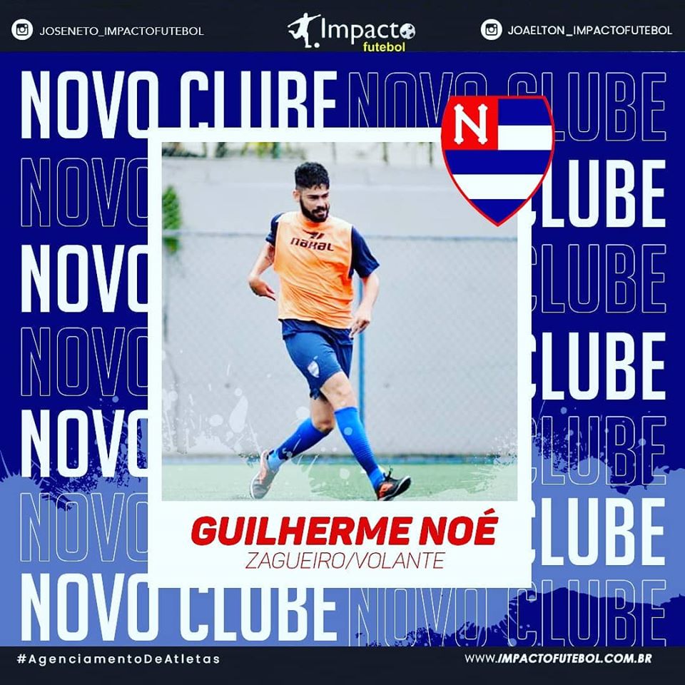 Reforço 2020! Guilherme Noé fecha no Nacional-SP