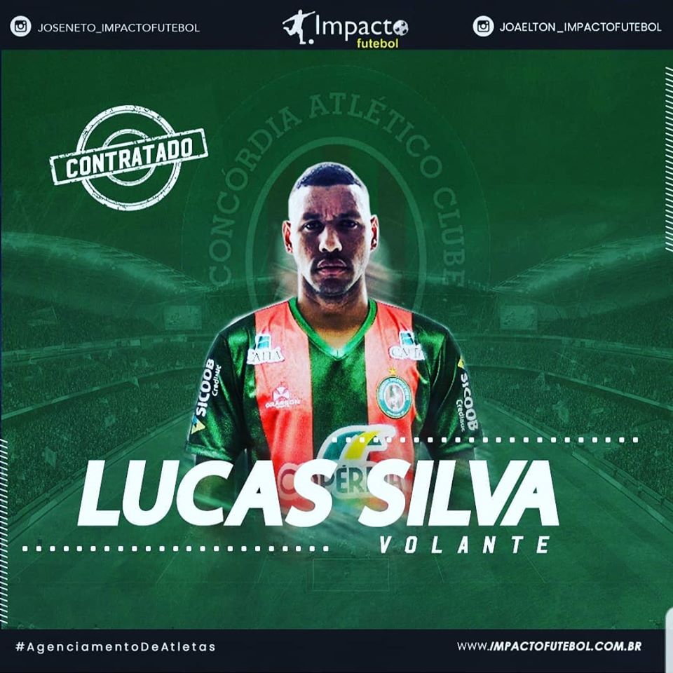 Reforço 2020! Lucas Silva é do Concórdia-SC