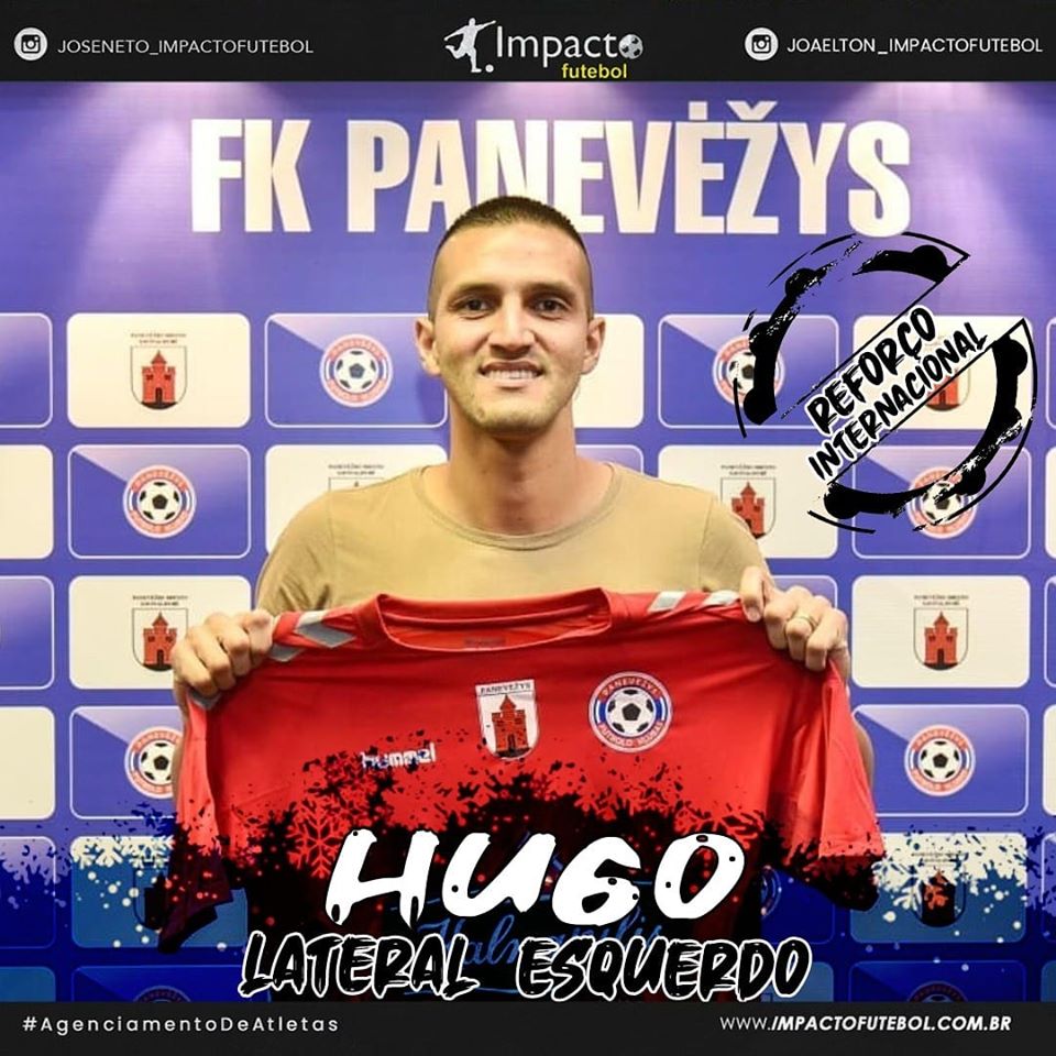 Negócio Internacional! Hugo vai defender o Penevezys - Lituânia