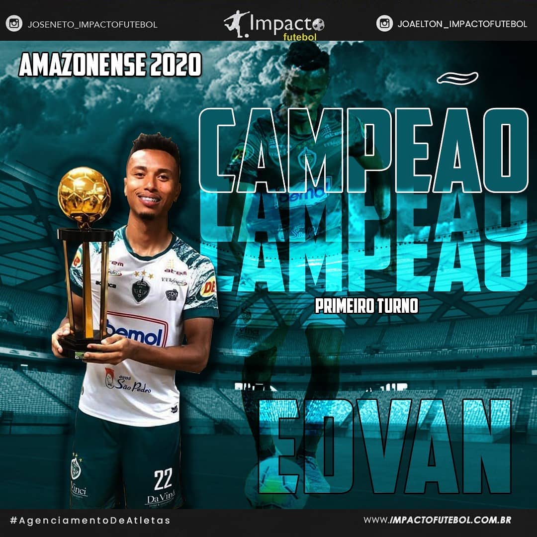 É Campeão! Edvan levanta a Taça pelo Manaus-AM