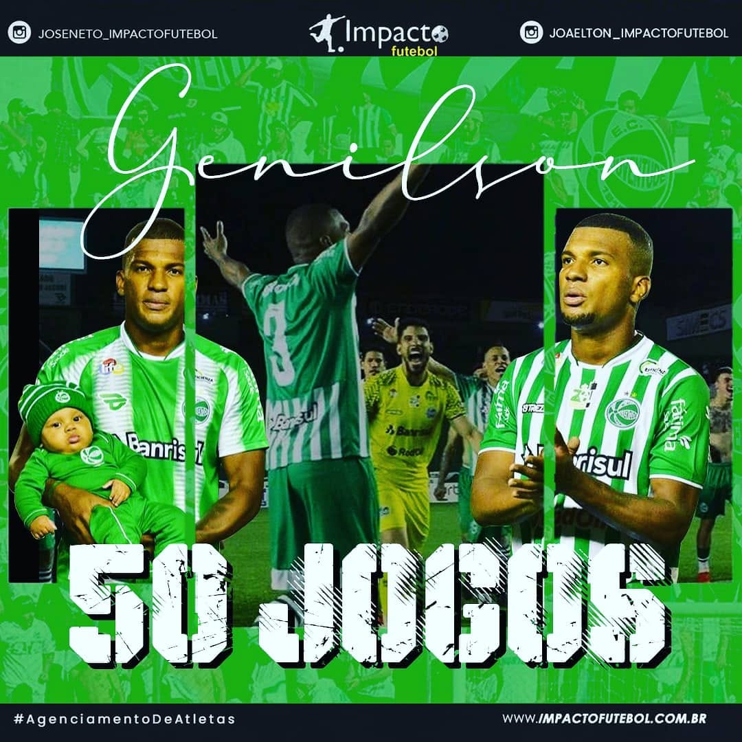 Destaque! Genilson faz 50 jogos pelo Juventude-RS