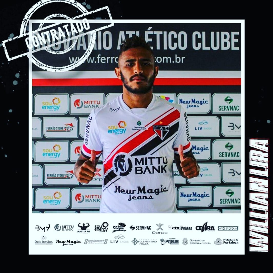 Negócio Fechado! Willian Lira reforça o Ferroviário-CE