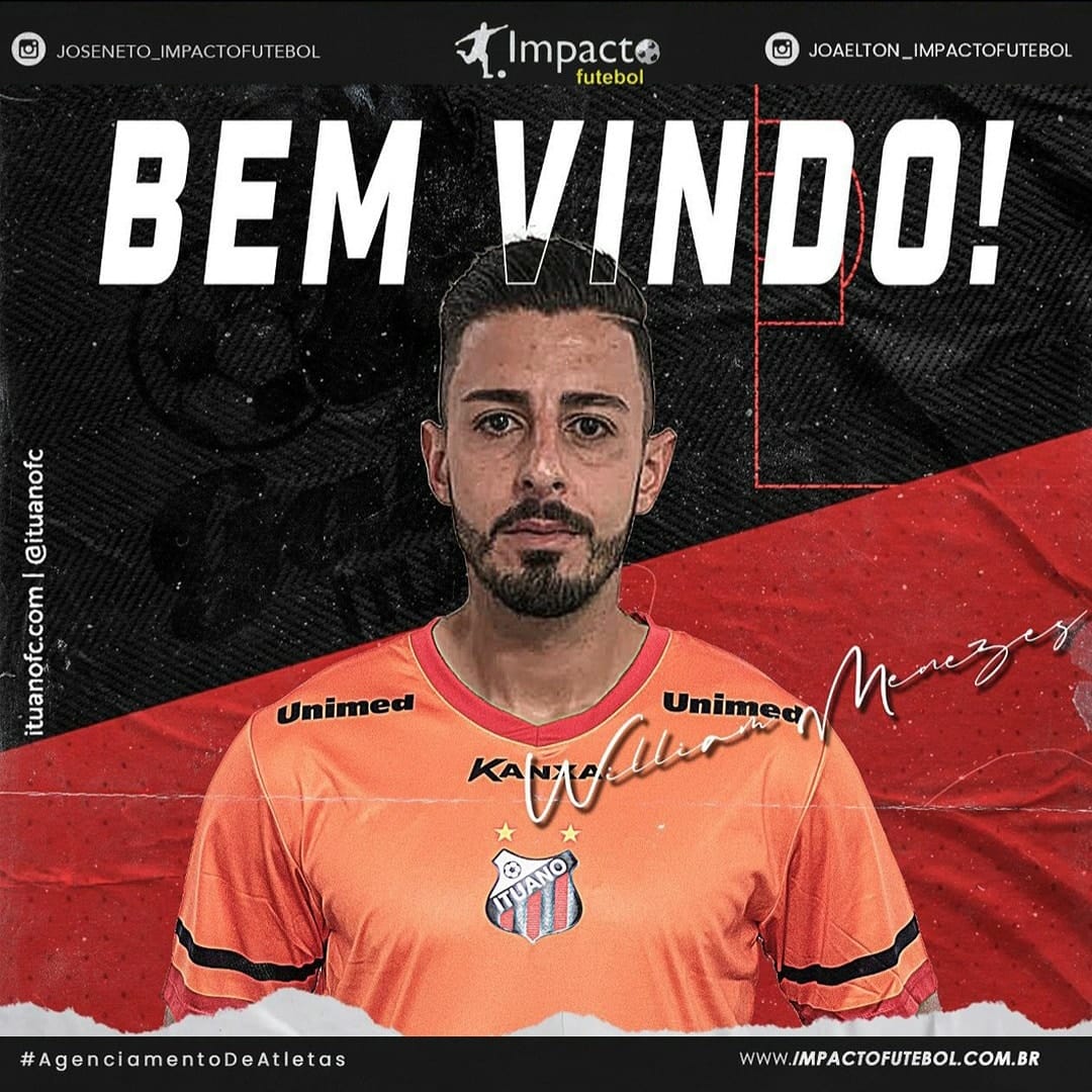 Negócio Fechado! Goleiro Impacto William acerta com Ituano-SP