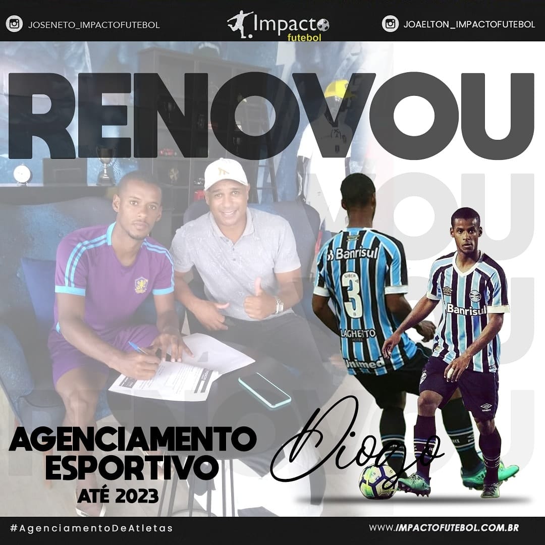 Renovação de Contrato! Diogo Ricardo é Impacto até 2023