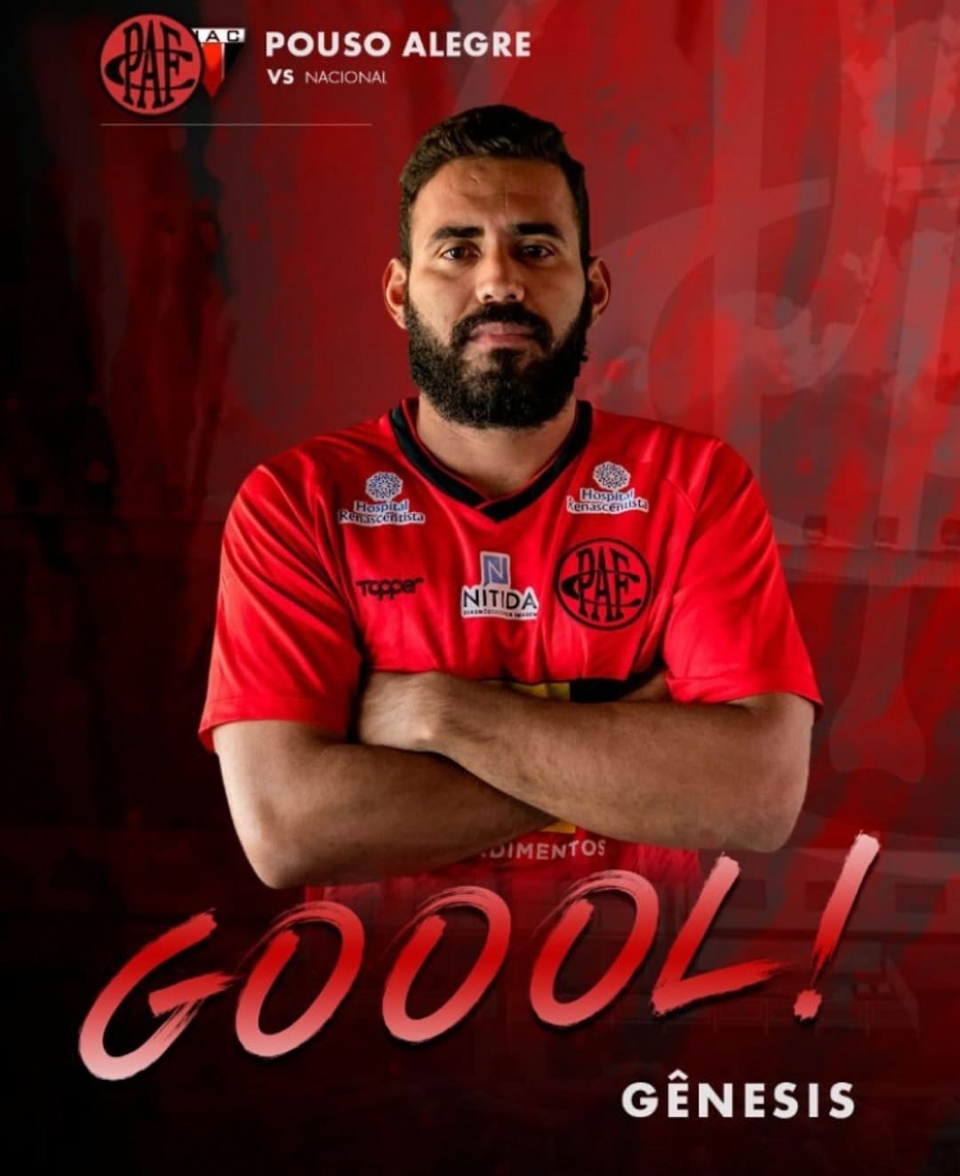 Tem Gol!!!! Gol do Título!!! Gênesis - Centroavante - Impacto