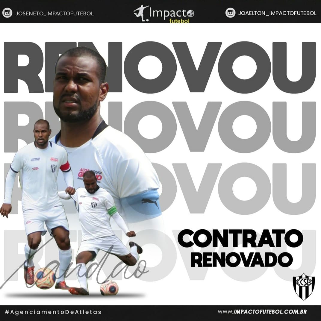 Renovação de Contrato! Xandão renova no EC São Bernardo-SP