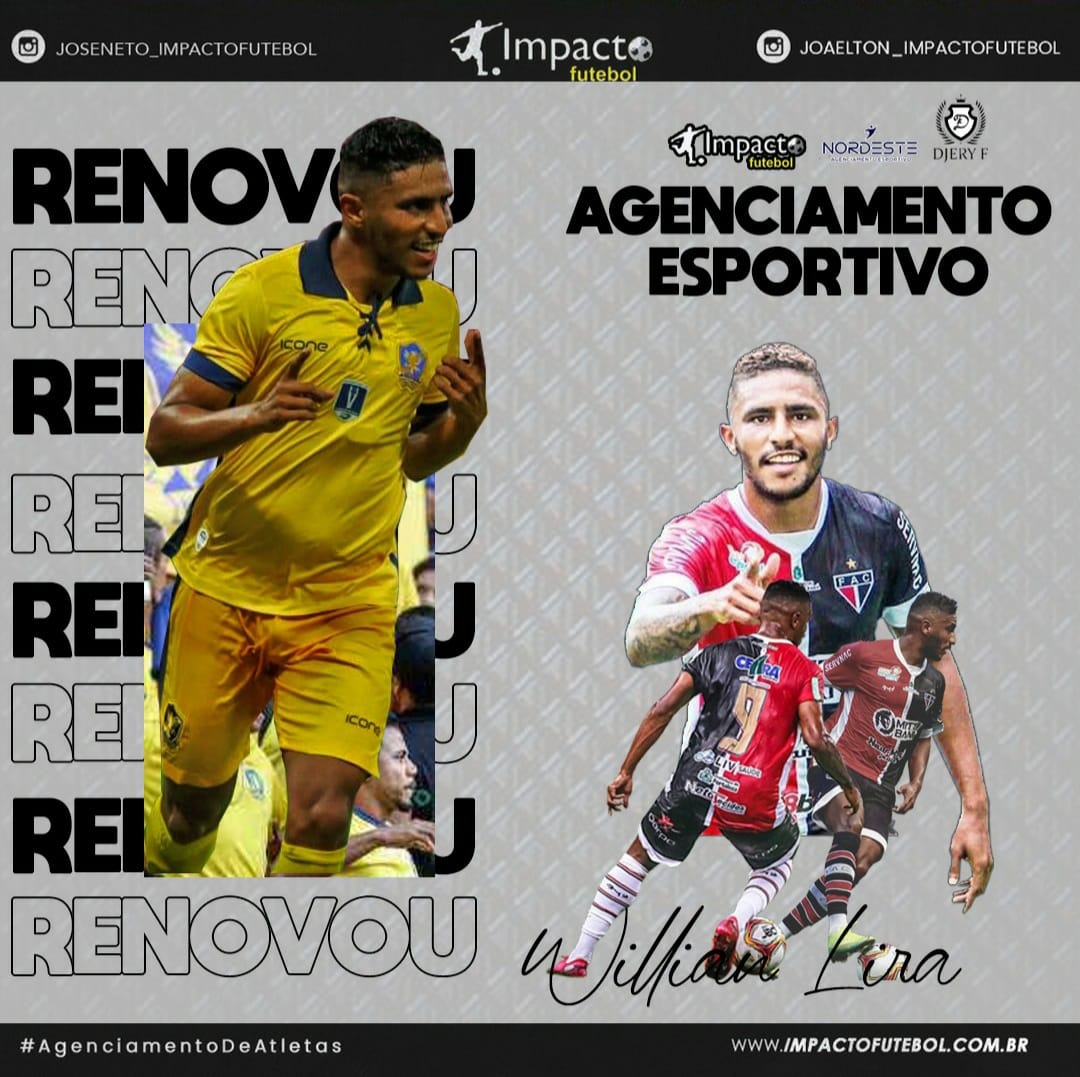 Renovação de Contrato! Willian Lira - Centroavante