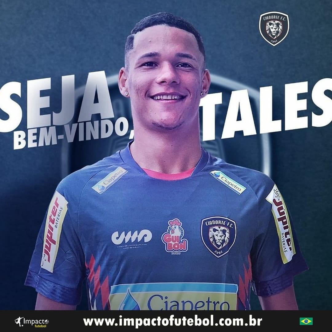 Reforço 2021! Atacante Canhoto Tales é do Cianorte-PR