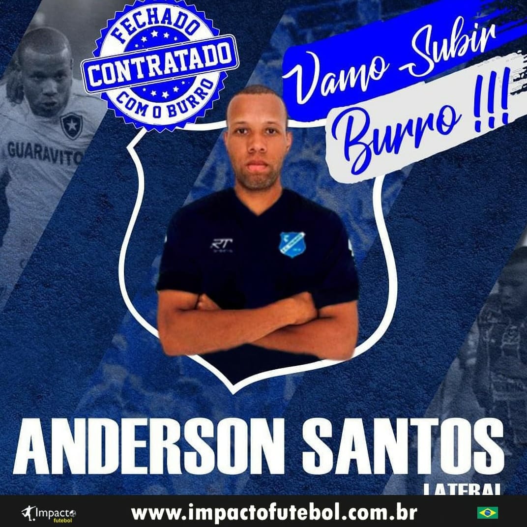 Reforço 2021! Anderson Santos fecha no Taubaté-SP
