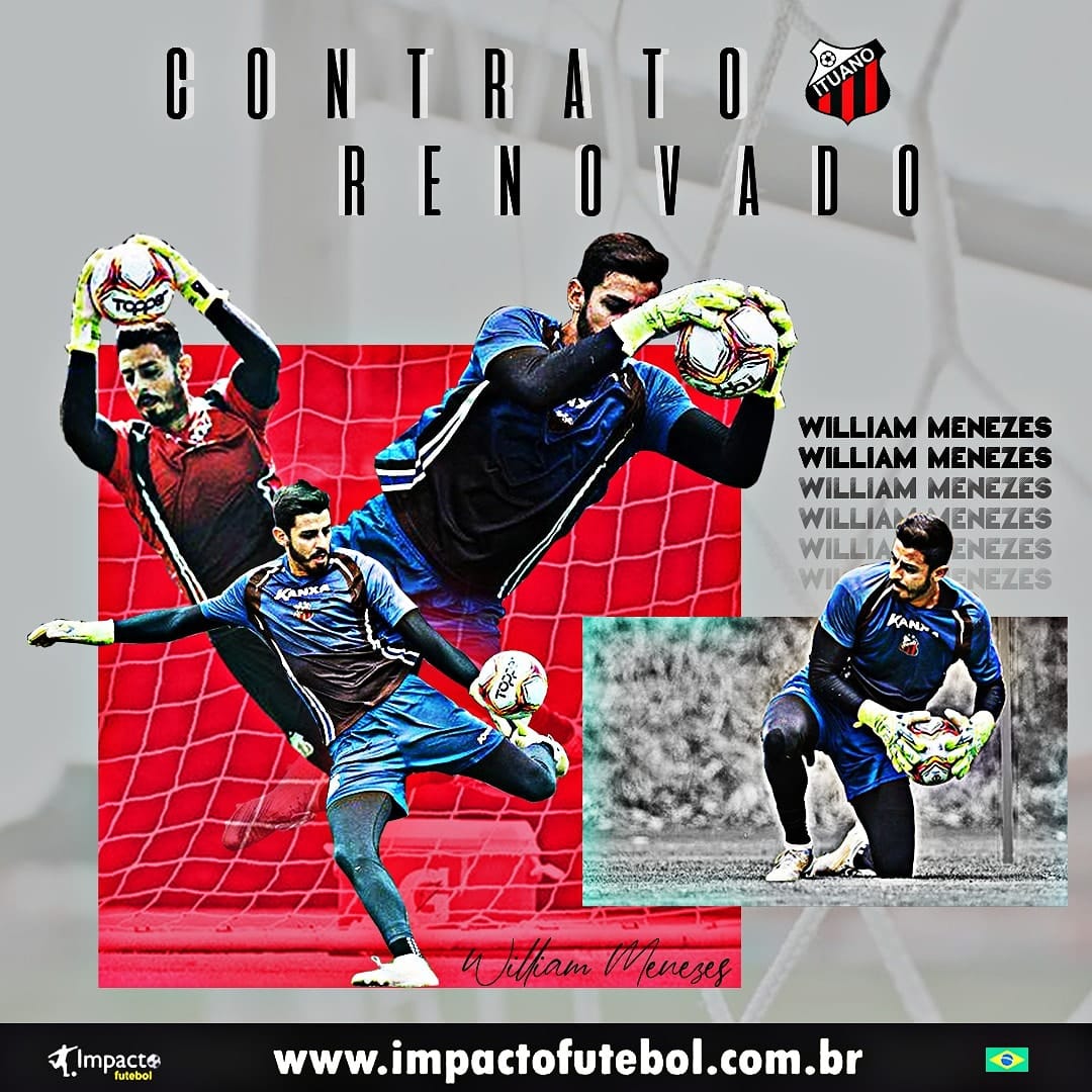 Renovação de Contrato!!! William fica no Ituano-SP