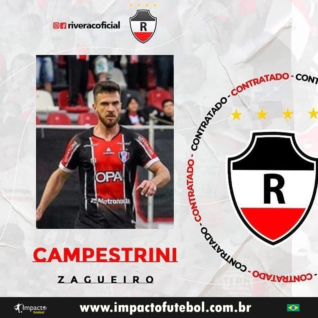 Reforço 2021! João Campestrini (Zagueiro) vai defender o River-PI