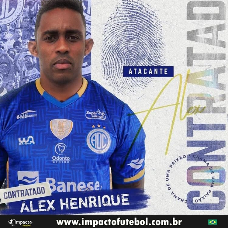Reforço 2021! Alex Henrique vai jogar a Série B pelo Confiança-SE