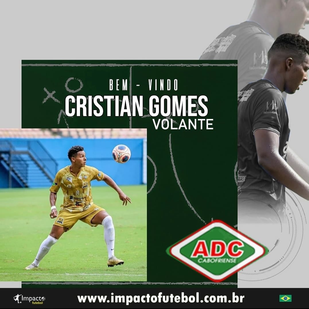Reforço 2021! Cristian Gomes é da Cabofriense-RJ